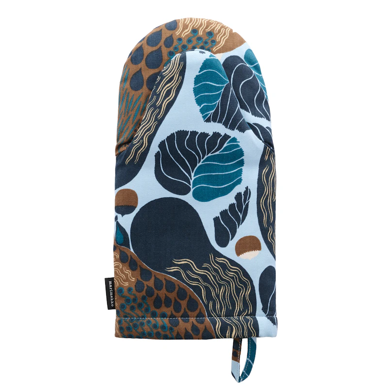 Kurre Ofenhandschuh Multi / Sky Blue