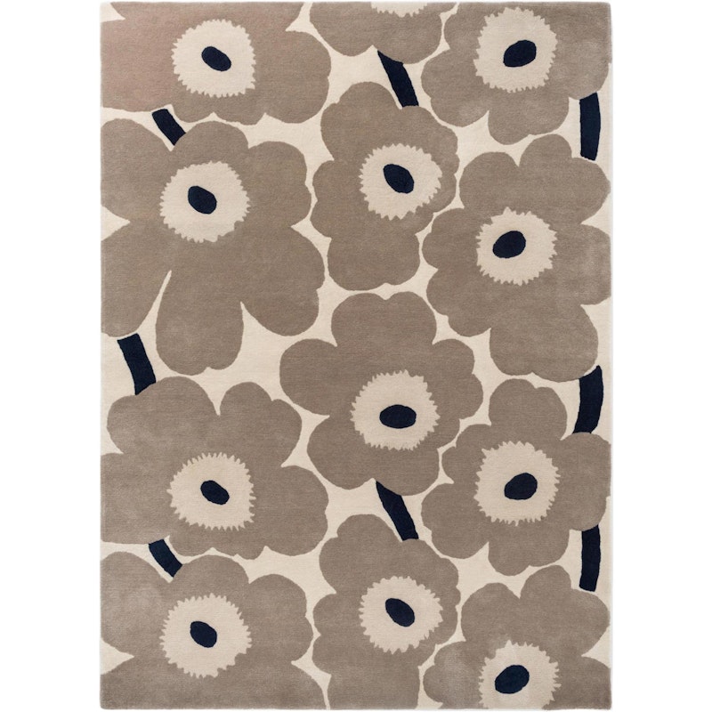 Marimekko Unikko Teppich 140x200 cm, Greige