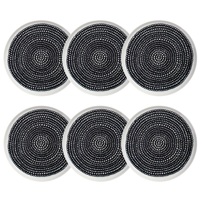 Oiva/Siirtolapuutarha Beilagenteller 20 cm 6-er Set