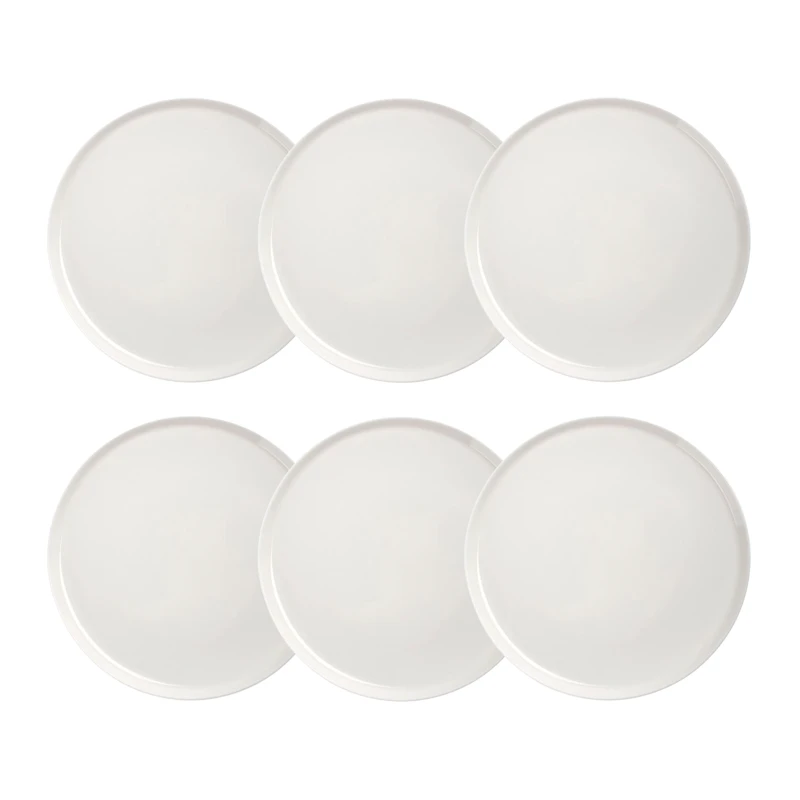 Oiva Teller 25 cm 6-er Set, Weiß