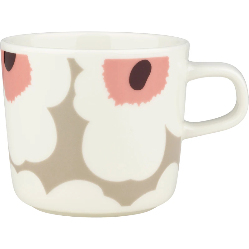 Oiva/Unikko Tasse 20 cl, Puder / Clay / Dark Wine