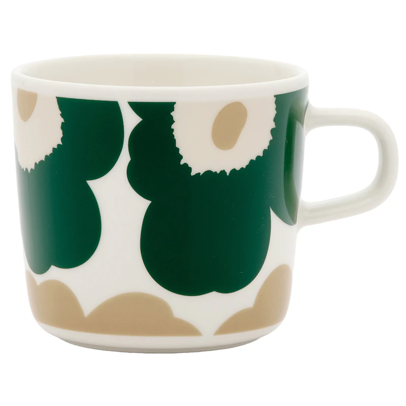 Oiva/Unikko Tasse 20 cl, Dunkelgrün / Light Sand
