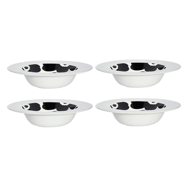 Oiva / Unikko Tiefer Teller 20 cm 4-er Set