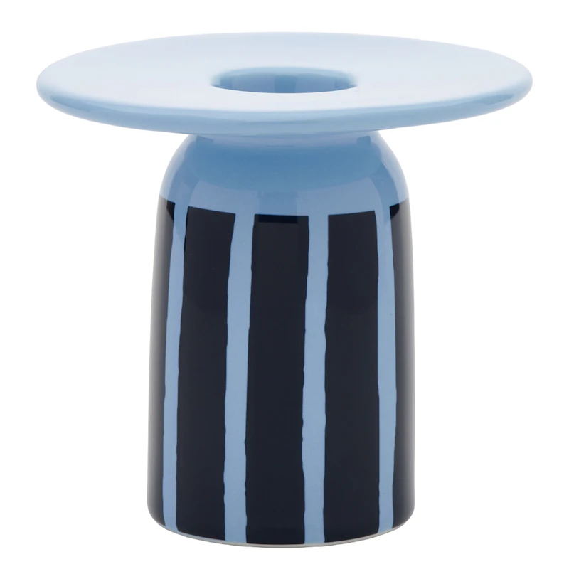 Piccolo Kerzenhalter, Hellblau / Petrol