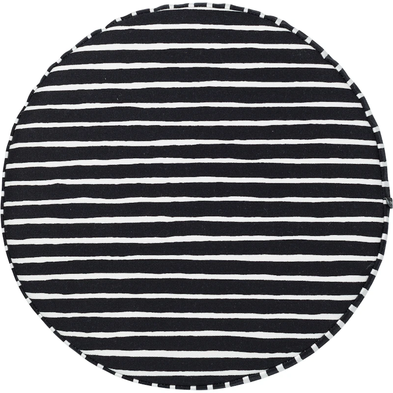 Piccolo Kissen 35 cm, Schwarz / Weiß