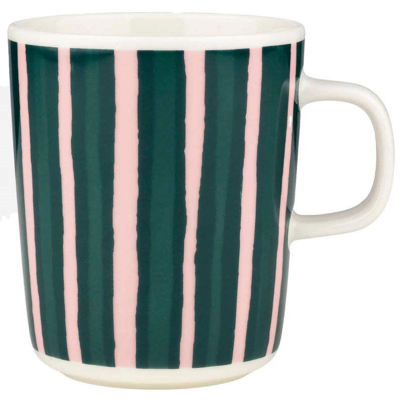 Piccolo Tasse 25 cl, Dunkelgrün / Rosa