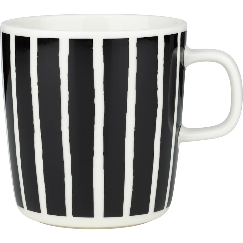 Piccolo Tasse 40 cl, Weiß / Schwarz