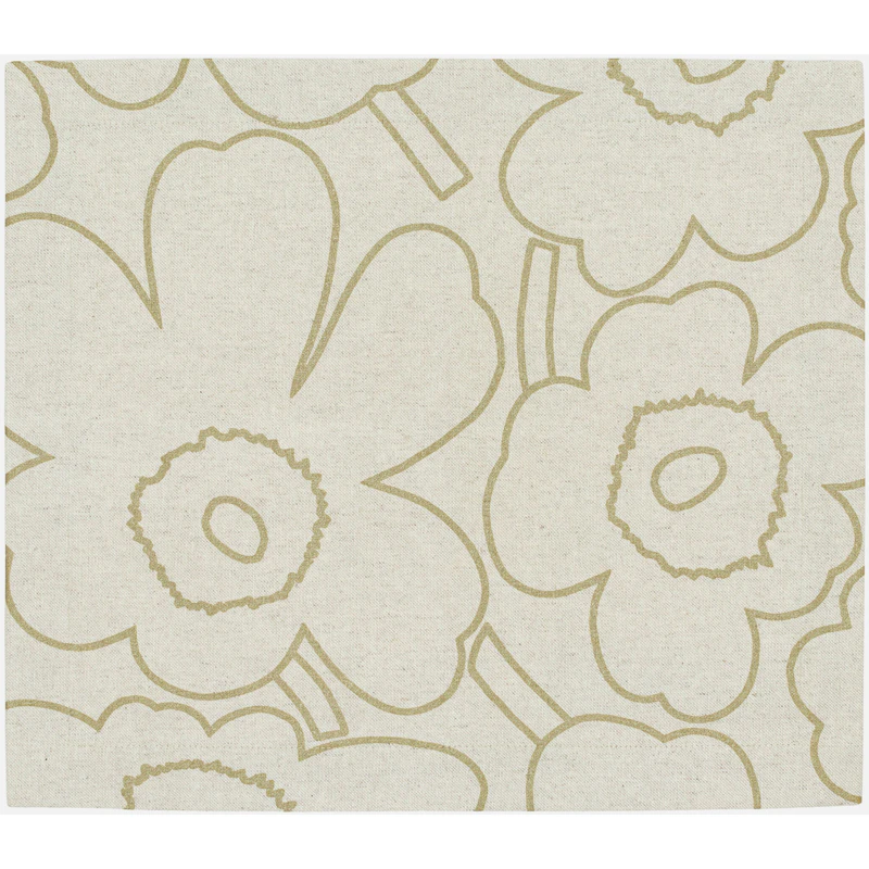 Pieni Piirto Unikko Tischset 35x40 cm, Linen / Gold