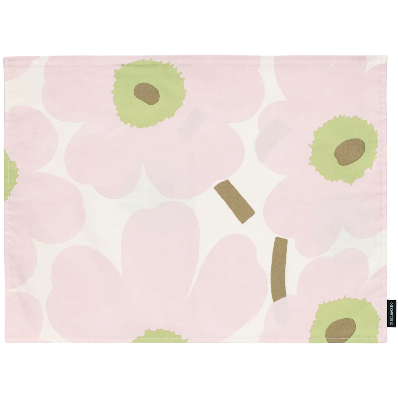 Pieni Unikko Tischset 35x40 cm, Rosa / Pear