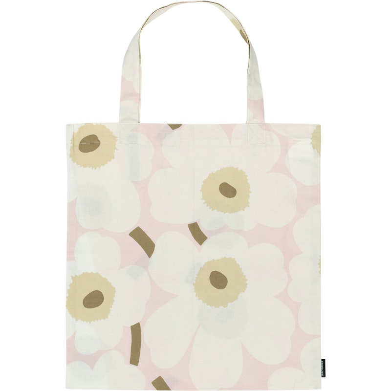 Pieni Unikko Tote Bag, Rosa / Altweiß / Sand