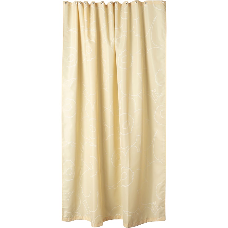 Piirto Unikko Duschvorhang, Straw / Off-white