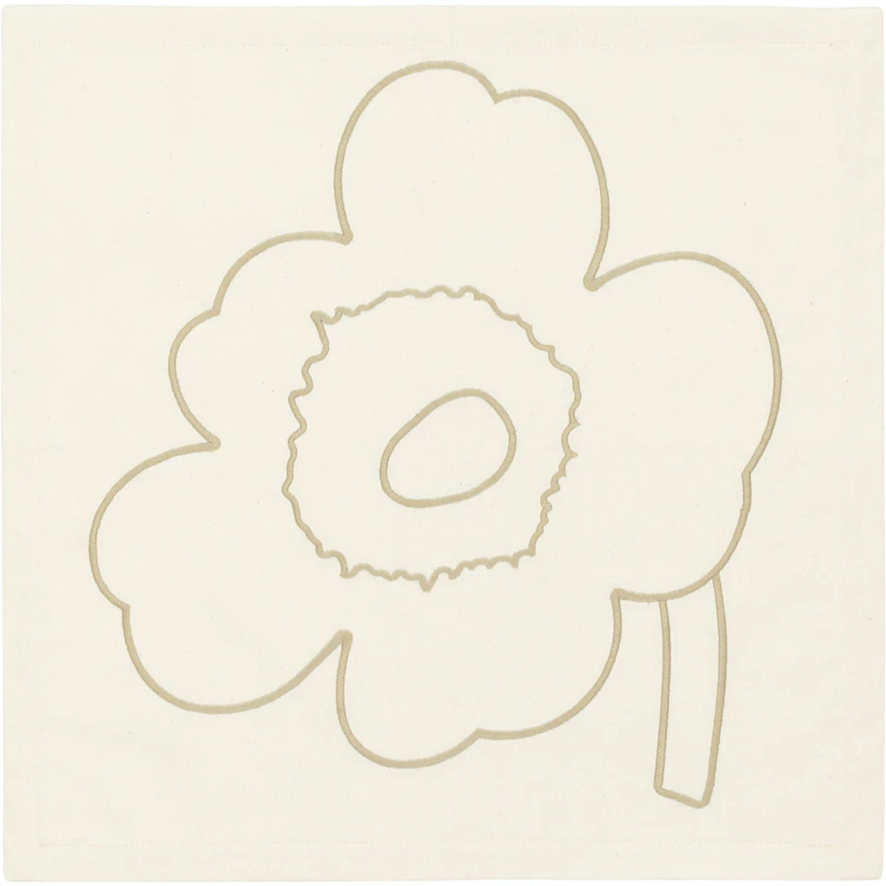 Piirto Unikko Serviette 43x43 cm 3-er Set, Altweiß / Straw