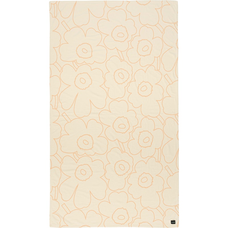 Piirto Unikko Tagesdecke Off-white / Peach, 160x260 cm