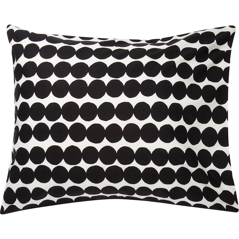 Räsymatto Kissenbezug 60x63 cm, Schwarz / Weiß