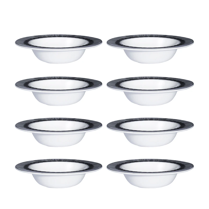 Siirtolapuutarha Tiefer Teller 25 cl 8-er Set