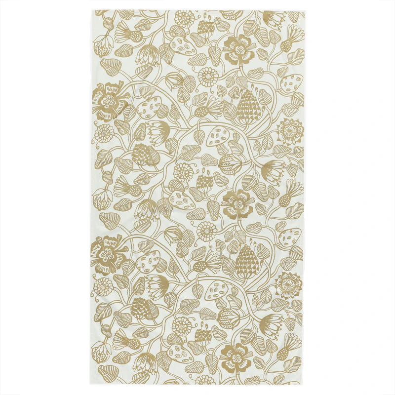 Tiara Tischdecke 135X250 cm Weiß Gold