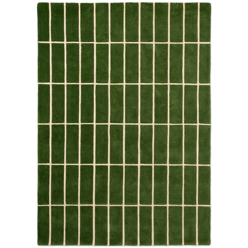 Tiiliskivi Wollteppich 140x200 cm, Grün