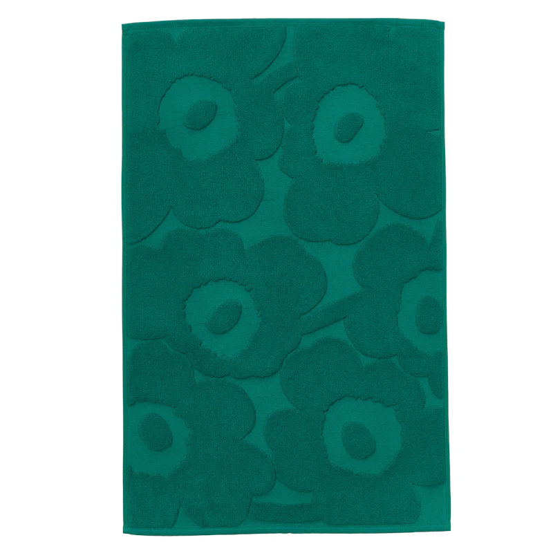 Unikko Badematte 50x80 cm, Emerald