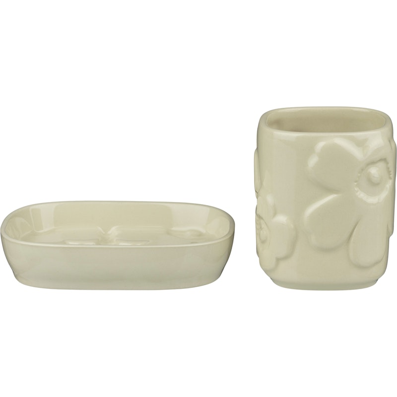 Unikko Badezimmer-Set, Beige