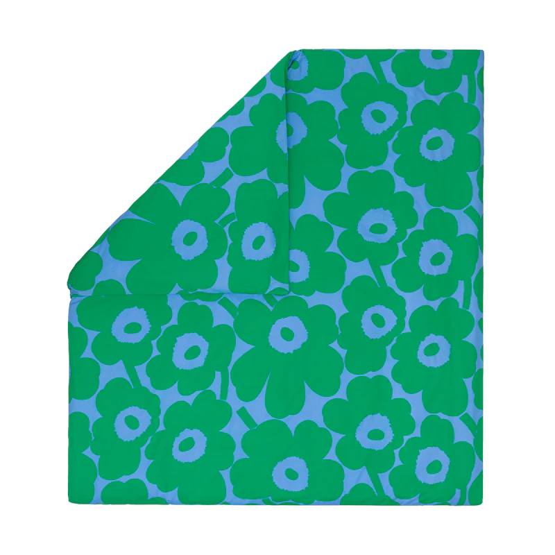 Unikko Bettbezug 240x220 cm, Grün / It Blue