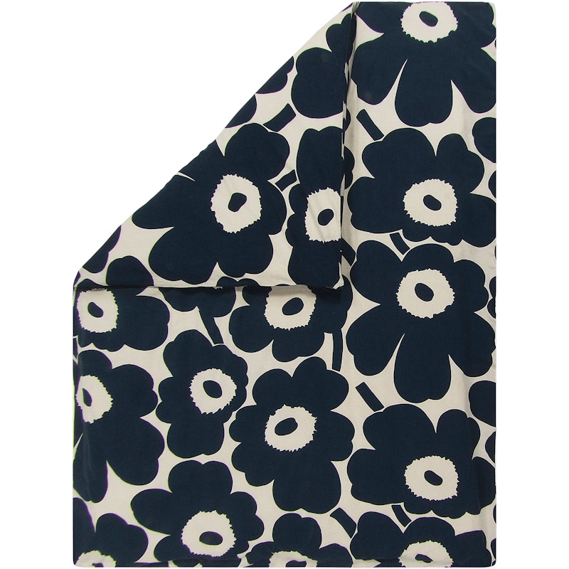 Unikko Bettbezug Dunkelblau, 140x200 cm