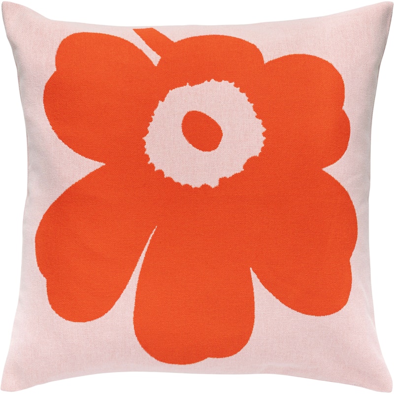 Unikko Kissenbezug 50x50 Cm cm, Rosa / Orange Red