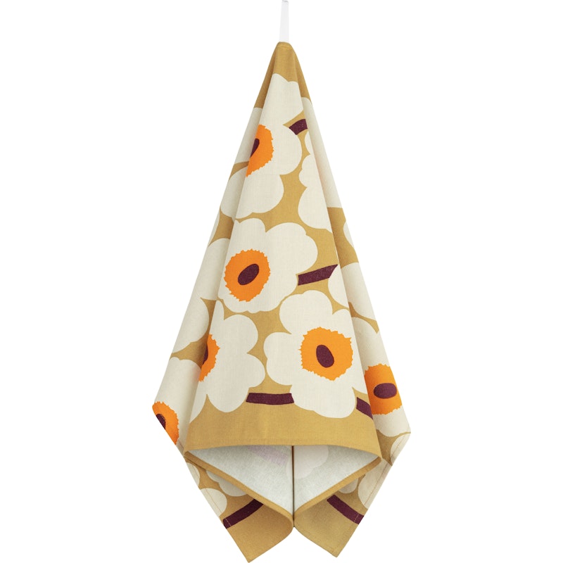 Unikko Geschirrtuch 47x70 cm, Cream / Caramel / Warm Orange