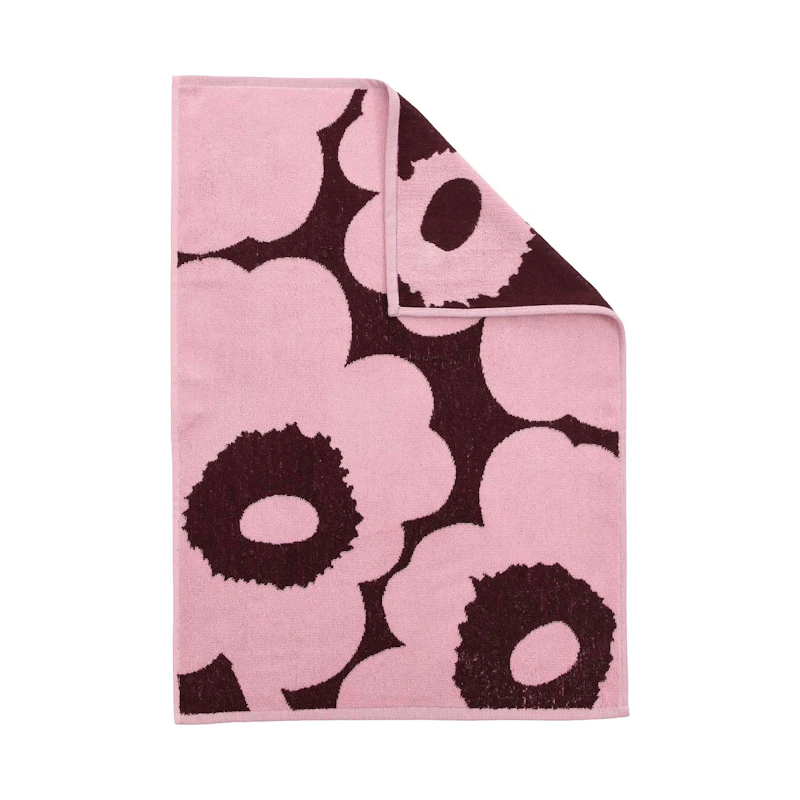 Unikko Handtuch, Pflaume / Rosa