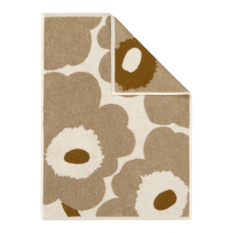 Unikko Handtuch 50x70 cm, Bronzefarben