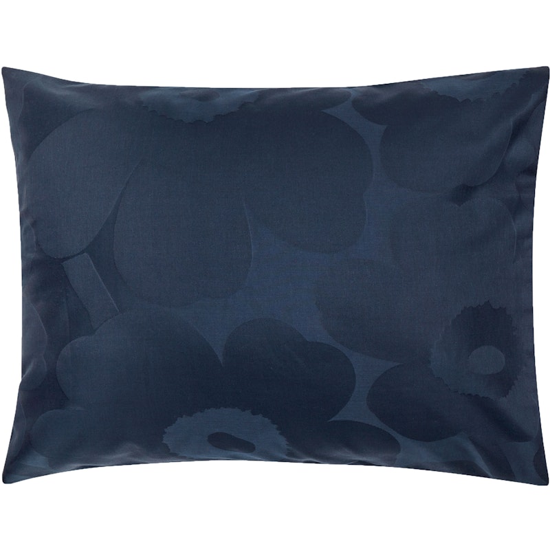 Unikko Jacquard Kissenbezug 50x60 cm, Blau