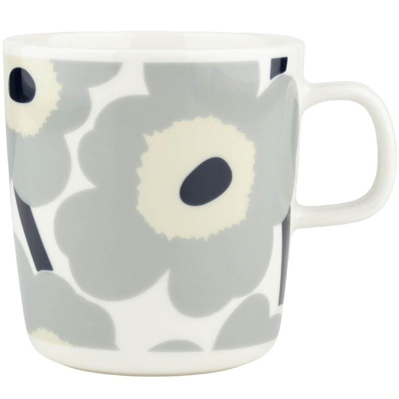 Oiva/Unikko Tasse 40 cl, Grau / Sand / Dunkelblau