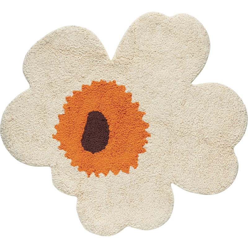 Unikko Terry Badematte 73X74 cm, Cremefarben