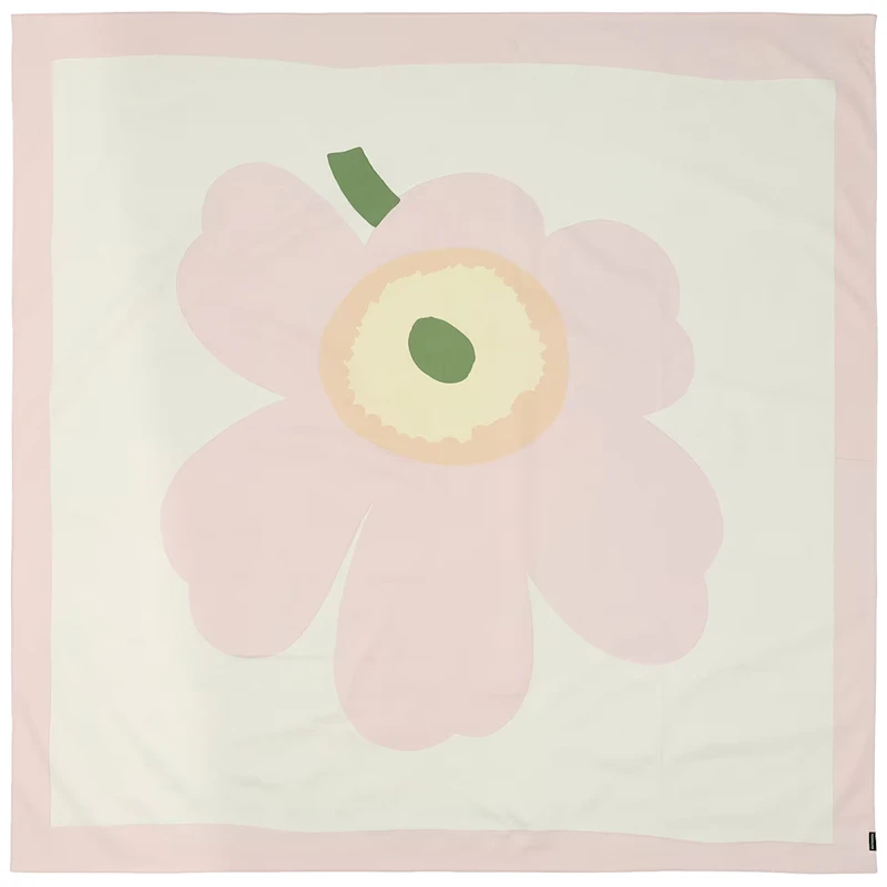 Unikko Tischdecke 140x140 cm, Rosa