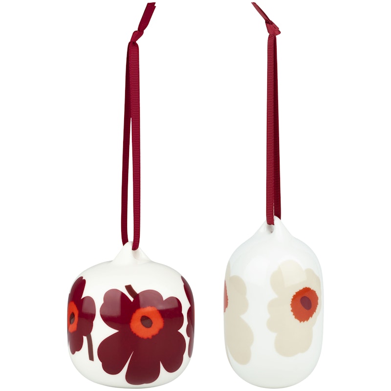 Unikko Weihnachtsornament 2 Teile