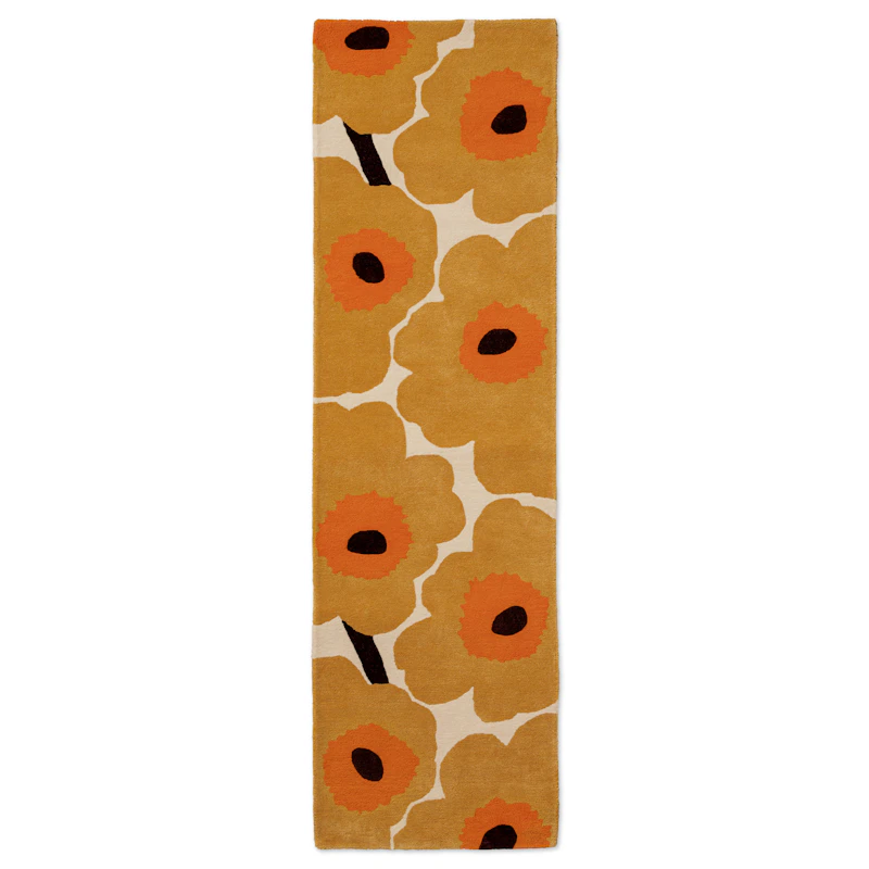 Unikko Wollteppich 70x245 cm, Honig