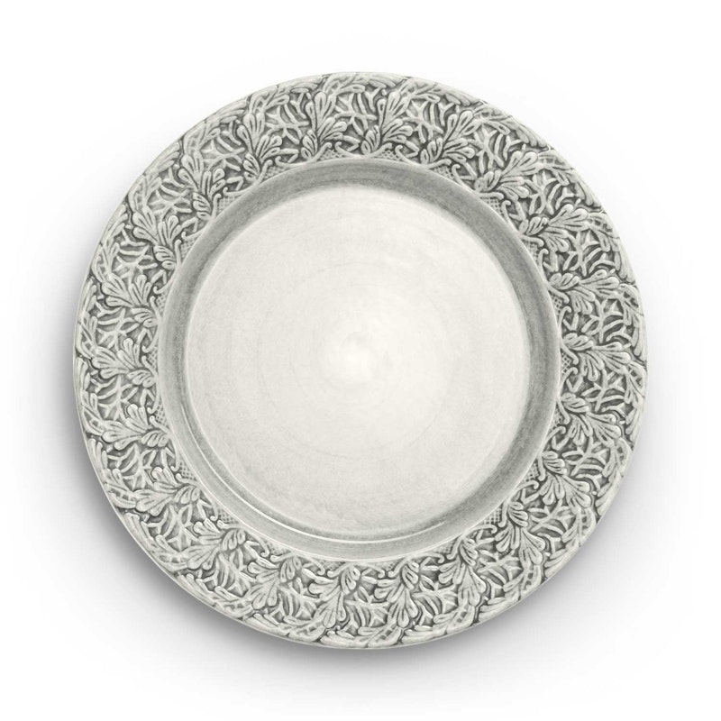 Lace Teller Ø25cm, Grau