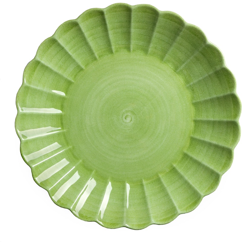 Oyster Teller 42 cm, Grün