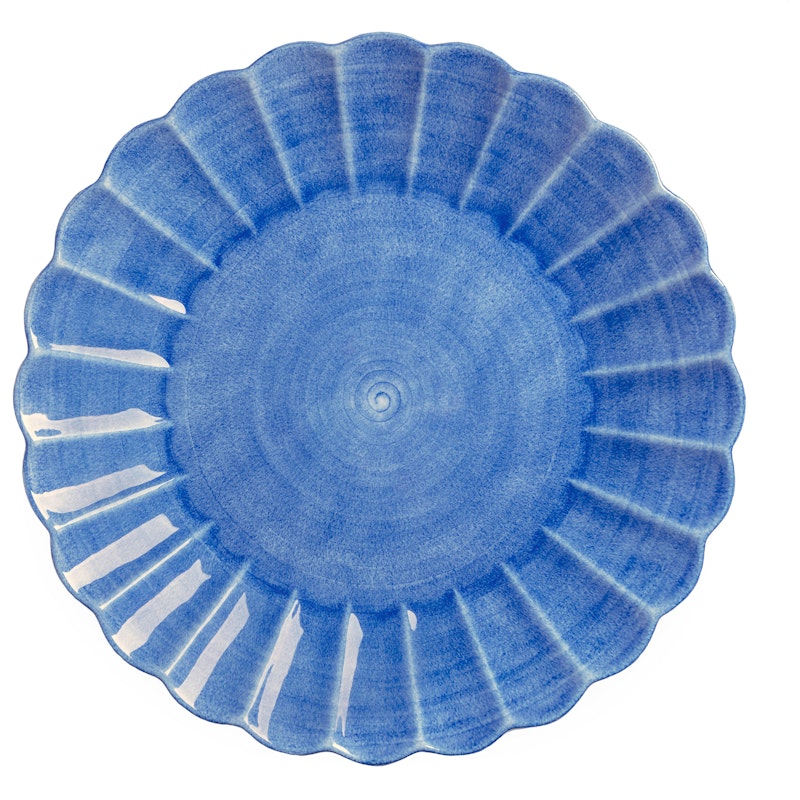 Oyster Teller 42 cm, Hellblau