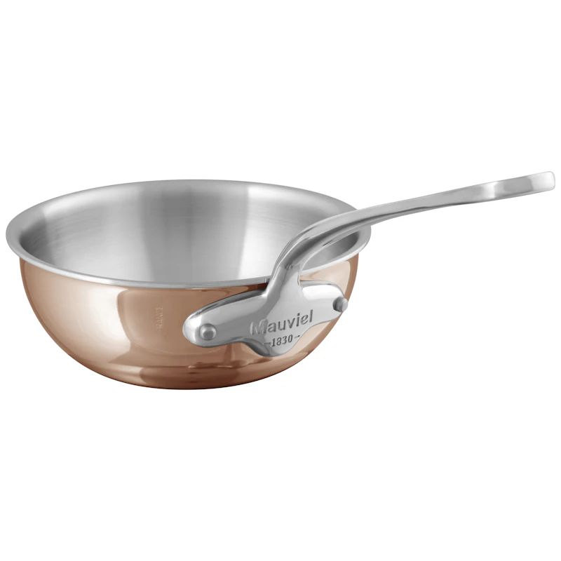 M'6s Sauteuse 3,2L Rund, Kupfer / Stahl