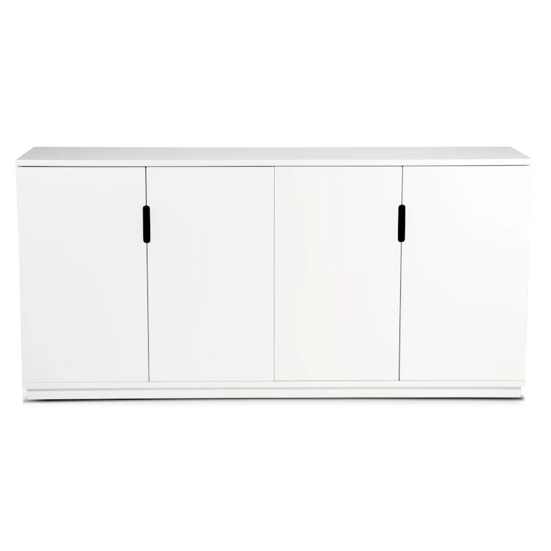 Aoko Sideboard bedeckte türen, Weiß