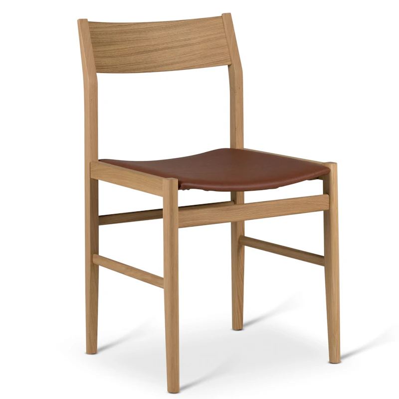Siza Stuhl, Leather Cognac