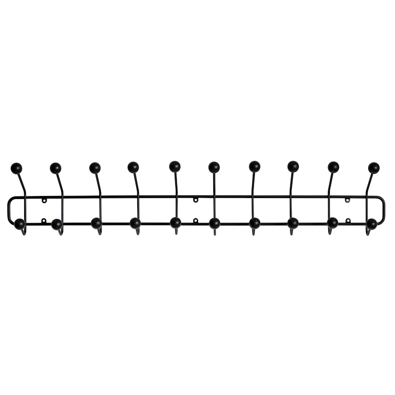 Bill Horizontaler Kleiderhänger L, Schwarz