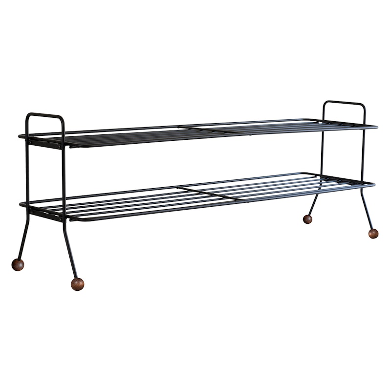 Bill Shoe Shelf L Schuhregal, Schwarz/Braun