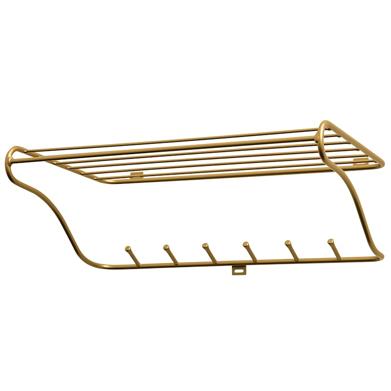 Hat Rack Hutablage, Messing