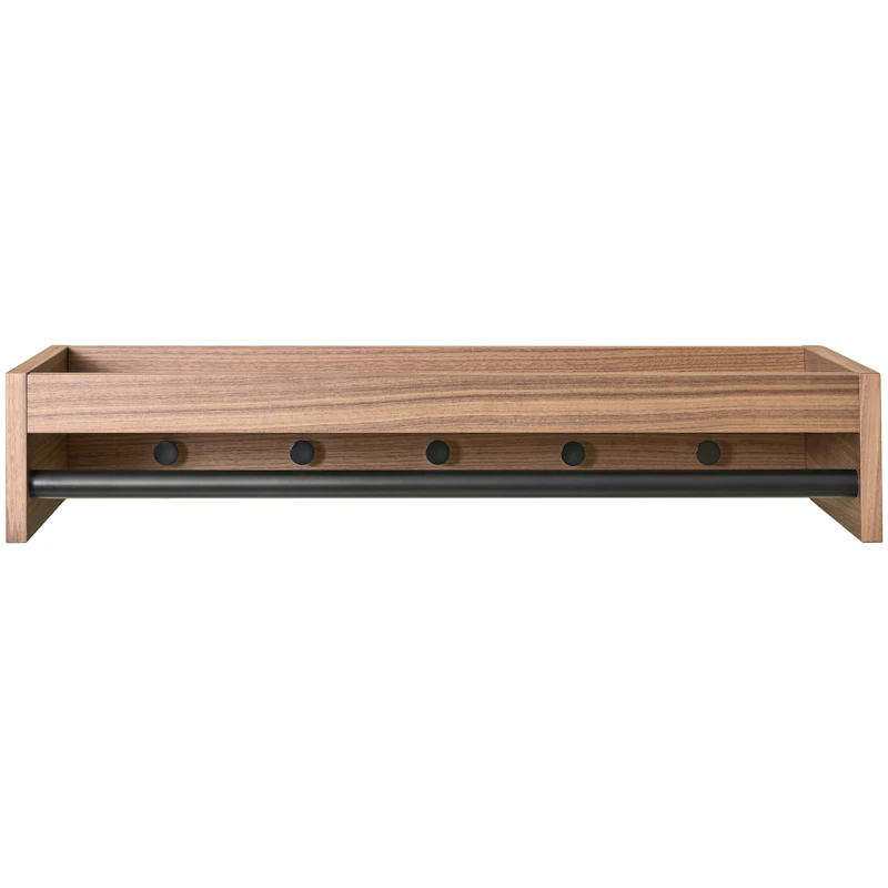 Gentle Hutablage, Walnussfarben