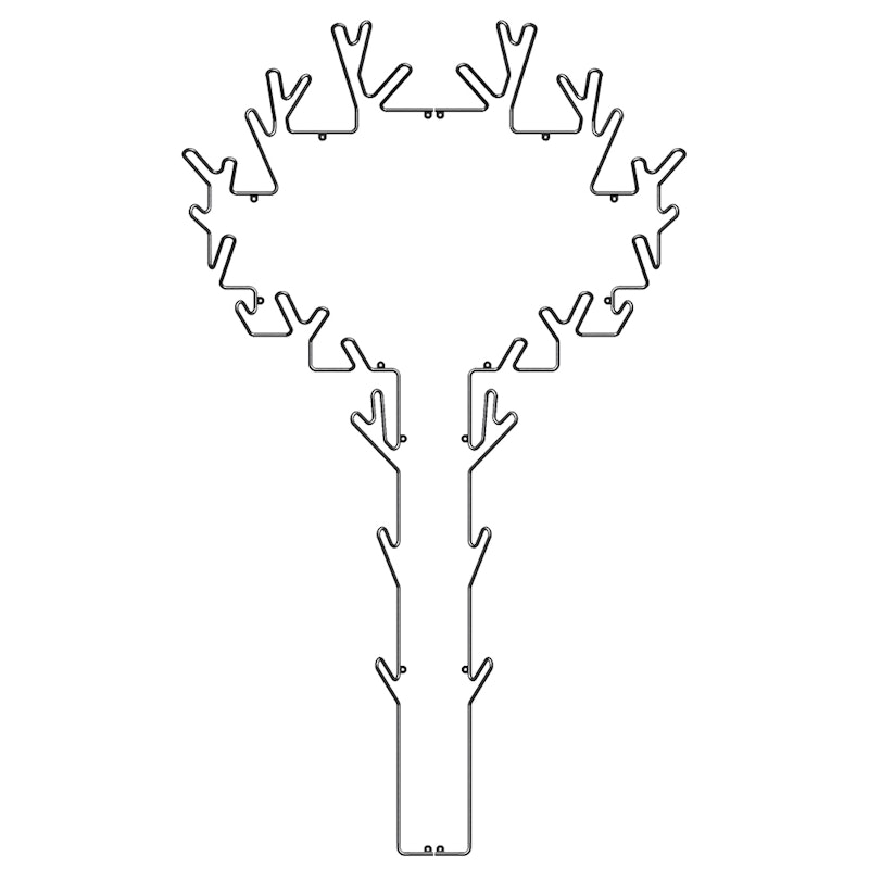 Tree Kleiderhänger, Schwarz