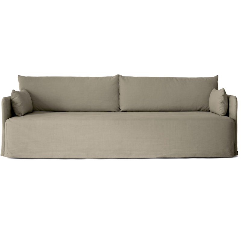 Offset Sofa 3-Seater Removable Upholstery Cotlin, Poppy Seed