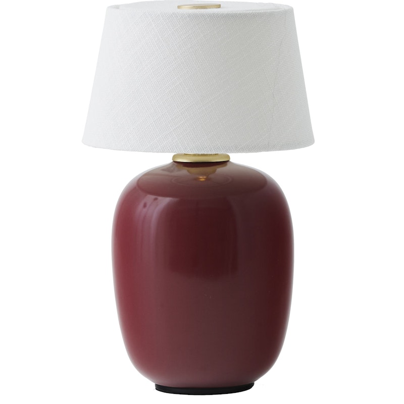 Torso Lampe Tragbar Ø11,7 cm, Ruby Red