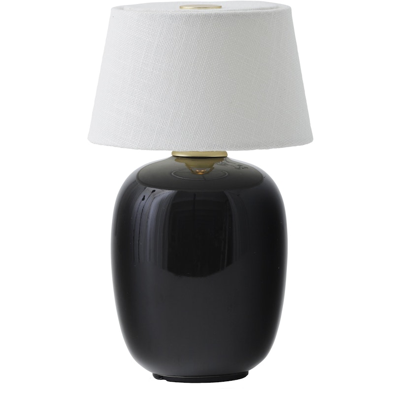 Torso Lampe Tragbar Ø11,7 cm, Schwarz