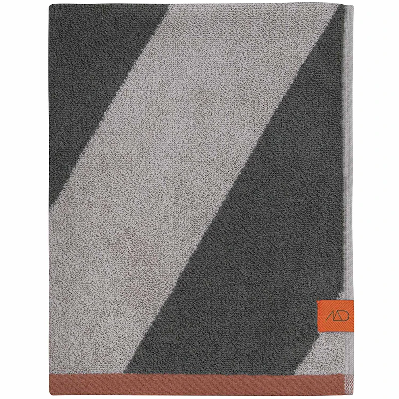Diagonal Handtuch 50x90 cm, Olivgrün